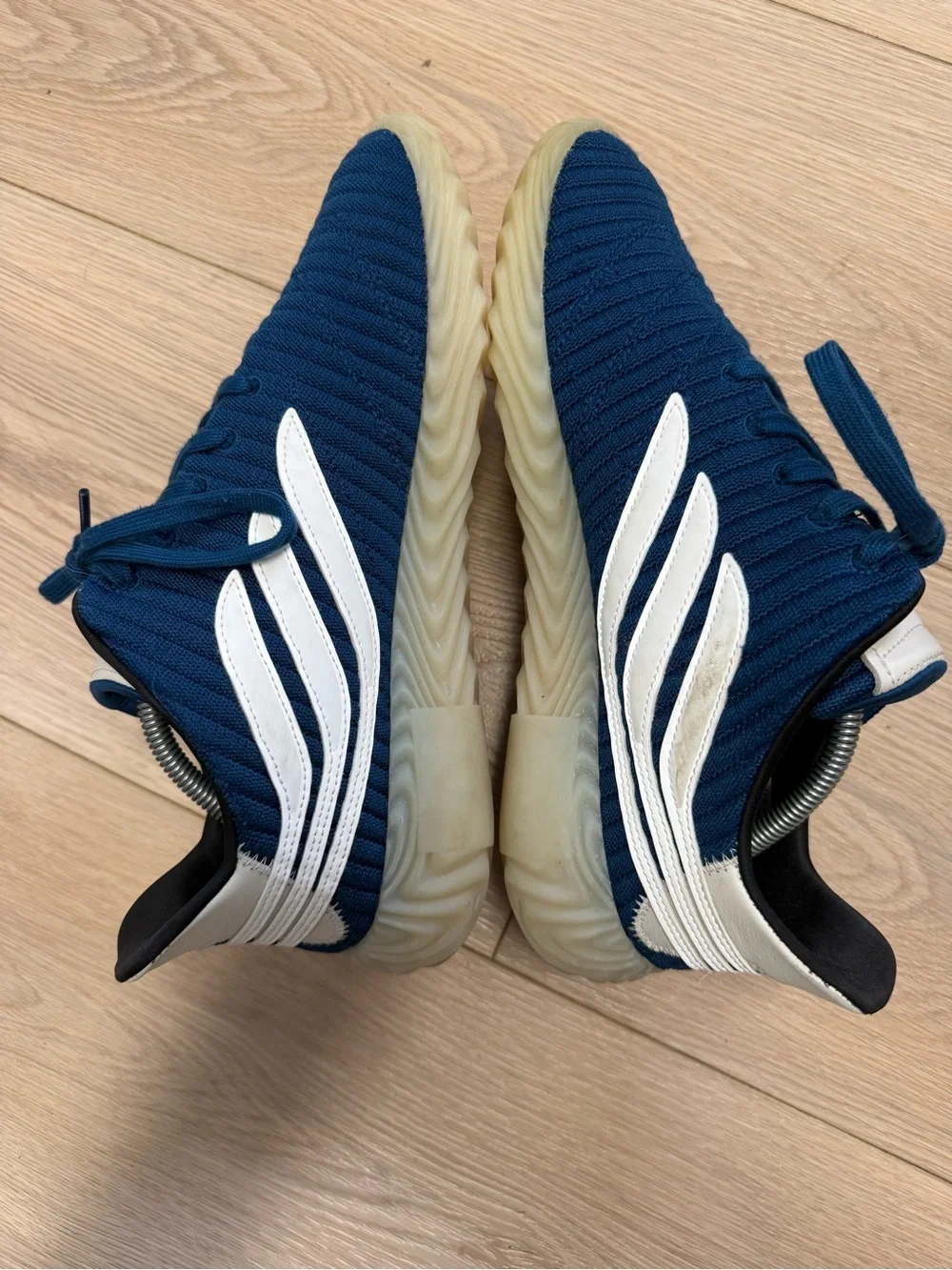 Adidas Men's Sobakov Legend Marine Blue Cloud White Boost Sneakers BD7562 10.5